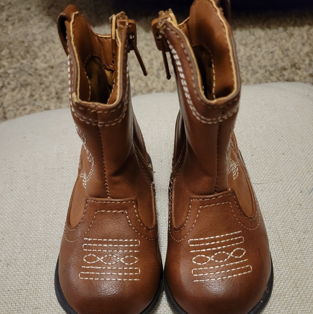 Toddler girl cowgirl style boots